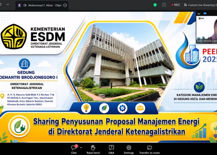 Ditjen Ketenagalistrikan Bagikan Praktik Baik Penerapan Manajemen Energi