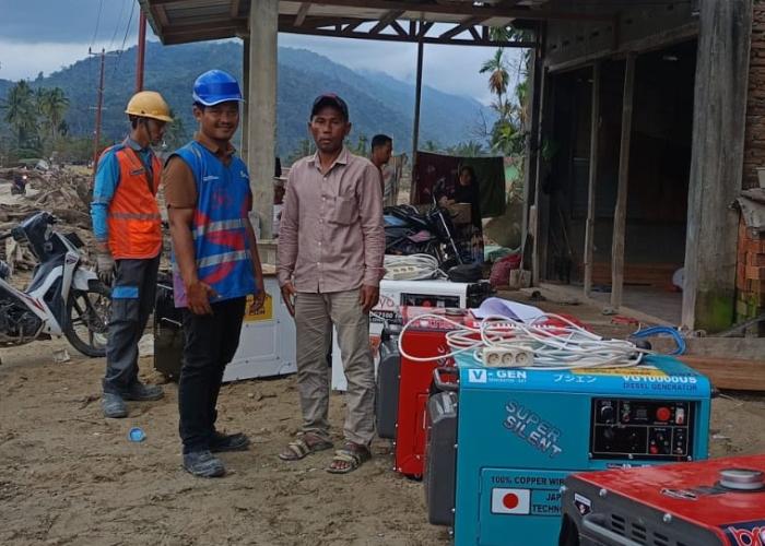 Seluruh Bantuan 1.000 Genset dari Kementerian ESDM Telah Tiba dan Beroperasi di Aceh - Gambar 2