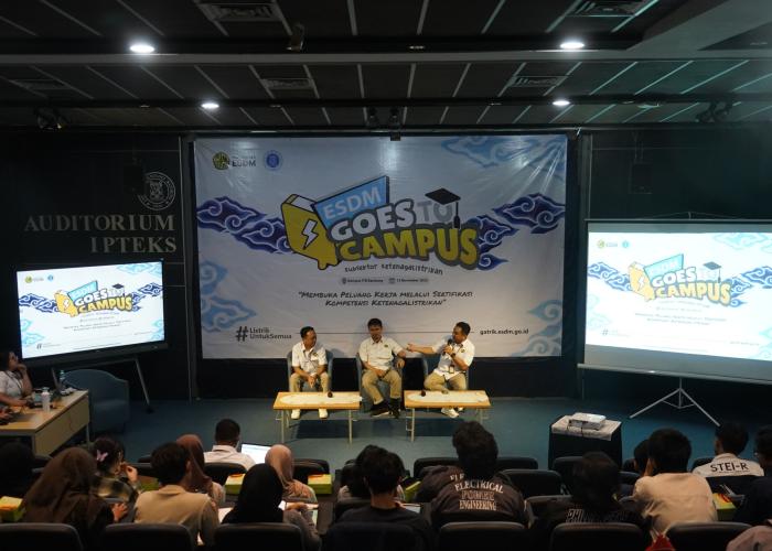 ESDM Goes to Campus di ITB: Cetak SDM Unggul Melalui Sertifikasi Ketenagalistrikan - Gambar 3