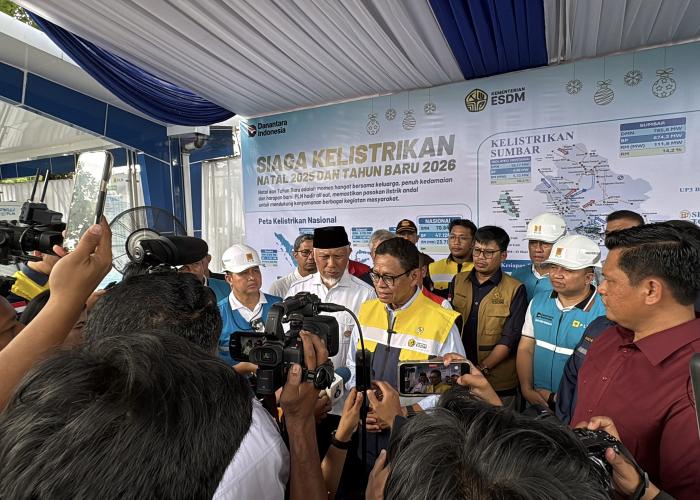 Wamen ESDM Pastikan Pasokan Kelistrikan Sumatera Barat Periode Nataru Aman - Gambar 1