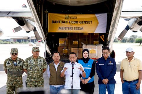 Kementerian ESDM Kirim Bantuan 1.000 Genset ke Aceh, Pastikan Kehadiran Negara di Kondisi Darurat