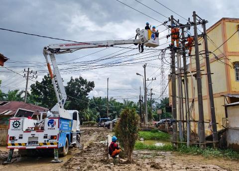 Pemulihan Listrik di Aceh, Sumut, dan Sumbar, Status 22 Desember 2025