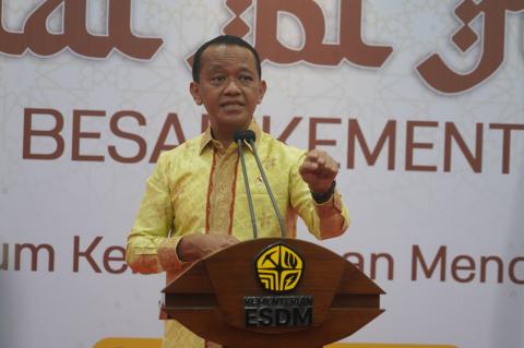 Halal Bihalal KESDM, Bahlil Tegaskan Kebijakan Energi Pro Rakyat