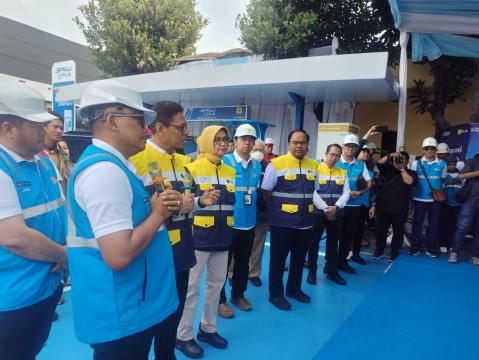 Tinjau Persiapan Nataru, Wamen ESDM Tinjau SPKLU Rest Area KM 57