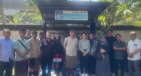 Percepat Pengembangan Ekosistem Kendaraan Listrik, Ditjen Gatrik Tinjau Pembangunan EVCS Roda Dua di Bali