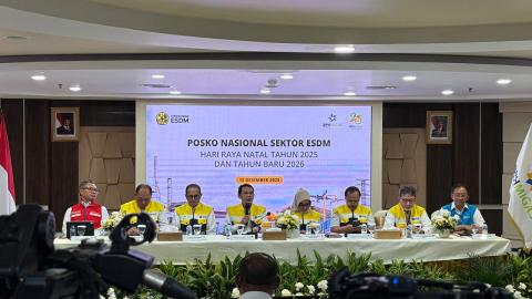 Posko Nasional Sektor ESDM Nataru 2025/2026 Resmi Dibuka, Pasokan Listrik Dipastikan Aman