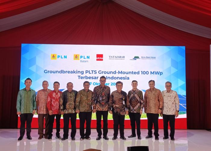 Hari Listrik Nasional, Dirjen Gatrik Hadiri Groundbreaking PLTS Ground-Mounted 100 MWp - Gambar 2